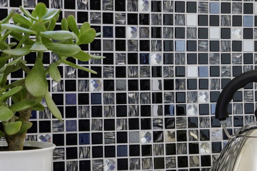 Piastrella mosaico vetro