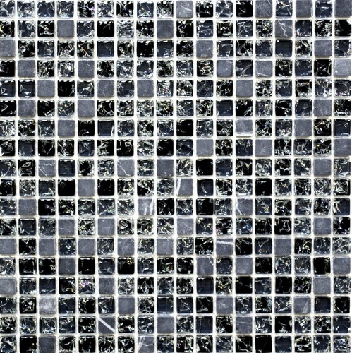 Mosaico pietra naturale nero - mosaico,