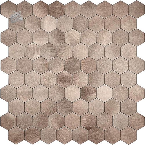 Piastrelle adesive metallo 4mm